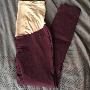 Skinny maternity ankle pants